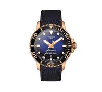 Tissot Seastar 1000 T120.407.37.041.00 Orologio da uomo con quadrante blu e cinturino in tessuto blu classico, Blu, Classico