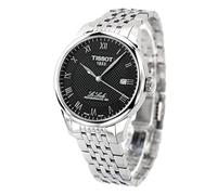 Tissot T-Classic - Orologio automatico da uomo da 80 39 mm con carica automatica di Le Lock T0064071105300 [importazione parallela], nero 10 pezzi, tipo di braccialetto, nero 10 pezzi, tipo di