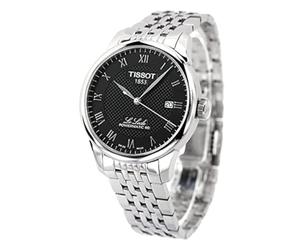 Tissot T-Classic - Orologio automatico da uomo da 80 39 mm con carica automatica di Le Lock T0064071105300 [importazione parallela], nero 10 pezzi, tipo di braccialetto, nero 10 pezzi, tipo di