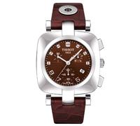 Tissot T0203171629700 - Orologio da polso Donna, Pelle, colore: Marrone