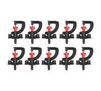 Tissting 10 Set Refraction Spray Nozzle G Type, Rotating Nozzle Watering Sprinkler for Greenhouse, 360 Full Circle Spraying 6-8 Meters, Irrigation Fittings for Fruit Trees Sh