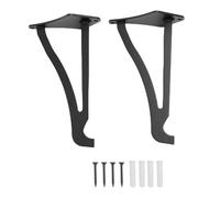 Tissting 2 Pack Wall Hook Hanging Plant Bracket, Metal Bird Feeder Outdoor Hangers Heavy Duty Iron Hanging Brackets for Outdoor Plants Flower Baskets Lanterns Decorations