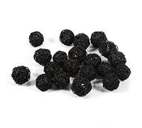Tissting 20 PCS Palline Decorative in Rattan 3cm - Perfette per Centrotavola, Decorazioni Murali e Progetti Fai da Te, Ideali per Matrimoni, Feste e Decorazioni per la Casa