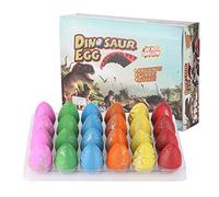 Tissting 24 Pz Uova di Dinosauro da Cova novità Bambini Educativi Dinosauro Crescente Uova Ragazzi Ragazze Regalo di Compleanno Uova di Dinosauro da Cova(Colorato)