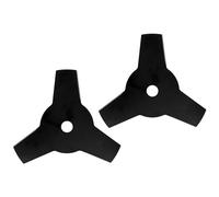 Tissting 2PCS Trimmer Testa Lama 9 Pollici 3 Denti in Acciaio al Manganese Decespugliatore Trimmer Lama per Cortile Giardino Rasaerba Weeder Strumento