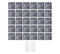 Tissting 30PCS Sacchetti Sottovuoto per Filamenti 3D 32x34cm Conservazione Ermetica - Doppia Cerniera a Tenuta di Luce per PLA PETG TPU ABS Materiali Stampa 3D Riciclabili