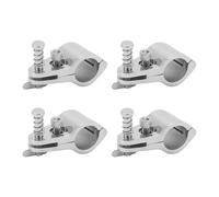 Tissting 4 Pezzi Scorrevole Mascella Superiore 22mm Acciaio Inox 316 Barca | Mascella Superiore Regolabile In Acciaio Inox 316 Per Tende Da Sole Su Tubo Da 22mm Ideale Per Barche A Vela