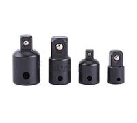 Tissting 4 Pezzi Set di Riduttore Adattatore per Bussola a Impatto Adattatore per Chiave a Cricchetto Conversioni per Avvitatore a Percussione in Acciaio al Cromo Vanadio Conversioni
