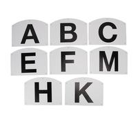 Tissting 8 Lettere Dressage Montaggio a Parete per Atleti Equestri - Set Completo A B C E H K F M con Supporto per Addestramento Cavalli e Miglioramento Allineamento