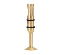 Tissting Allenatore Embochure Metallico per Labbra - Strumento Rafforzamento Muscolare per Tromba Trombone Clarinetto Sassofono con Doppia Estremità 6.5cm/2.56\