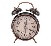 Tissting ANCHE DELLA RETRO con doppia campana di luce notturna, sveglia retrò vecchia modellata con interruttore Noctilucent a due campane per la camera da letto di casa Black (Black da 4 pollici)