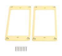 Tissting Anello Pickup per Chitarra Elettrica, Telaio di Montaggio Piatto in Metallo con Viti, 77.5 mm Distanza Fori, Lega di Alluminio, Accessori per Strumenti Musicali per Chitarristi