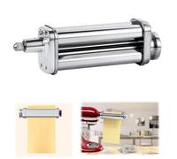 Tissting Attacco per Tagliapasta, Rullo per Sfoglia e Spaghetti in Acciaio Inossidabile, Accessorio per Robot da Cucina, Ideale per Tagliatella e Fettuccine, Macchina per Pasta Fresca