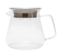 Tissting Brocca per Caffè in Vetro, Manico Antiscottatura e Termoisolante, Fondo Antiscivolo, 500ml, per Preparazione Manuale del Caffè, per Bar e Ristorante