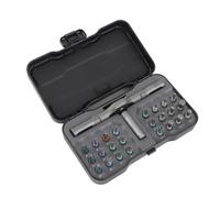 Tissting Cacciavite a Cremagliera 24-in-1, Set Multiuso con Impugnatura Ergonomica, 24 Bit in Acciaio S2, 6,2 Gradi Risparmio Energetico, 58 Denti CCW/CW per Riparazioni Profession