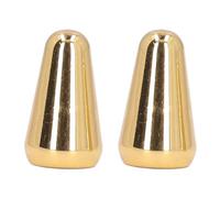 Tissting Caps Pickup Switch per Chitarra Elettrica 2 Pezzi per ST TL - Caps Interruttore Pickup 3 Vie 5 Vie in Ottone con Nucleo PP per Sostituzione Accessori Chitarra (Oro)