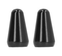 Tissting Caps Pickup Switch per Chitarra Elettrica 2 Pezzi per ST TL - Caps Interruttore Pickup 3 Vie 5 Vie in Ottone con Nucleo PP per Sostituzione Accessori Chitarra (Nera)