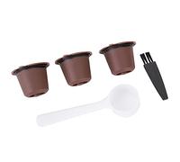 Tissting Capsule Caffè Riutilizzabili, 3 Pezzi Filtri Ricaricabili per Macchina Domestica (Caffè)