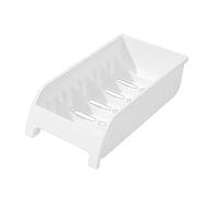 Tissting Cestello per piatti in plastica per armadietto verticale Portapiatti Organizzatore Piatto Ciotola Coperchio Asciugatura Rack Stand per Cucina Armadio Controsoffitto(14x25.5x7cm)