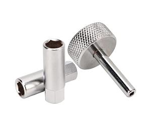 Tissting Chiave Regolabile per Il Gioco delle Valvole, Set 3 Pezzi, Include Chiave per Controdado 8 mm e 9 mm, Regolatore di Punteria 3 mm, per Motociclette e Quad.