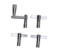 Tissting Chiavi per Tamburo 3 Pezzi con Chiave a Motione Continuo - Set di Chiavi Universali per Accordare Batterie e Tamburi, Strumento Essenziale per Musicisti