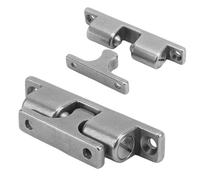 Tissting Chiusura a Sfera per Mobili, Meccanismo a Rullo Silenzioso in Acciaio Inossidabile 70mm con Tensione Regolabile per Porte Armadi e Cassetti, Fermo Automatico per Casa e Ufficio