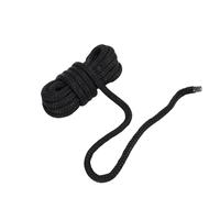 Tissting Cima Ormeggio Nylon 4PCS 15ft/4.5m Alta Resistenza - Per Barche A Vela Pontoni Pescherecci Ecc, Corde Doppia Treccia Per Attracco Sicuro (Nera)