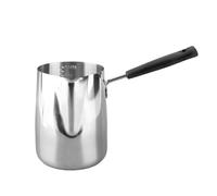 Tissting Coffee Pitcher Jug, Brocca per Latte in Acciaio Inox 304 con Manico Lungo, Scaldata, 350ml per Caffè, Latte, Schiuma (1000ml)