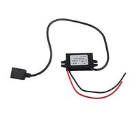 Tissting Convertitore DC-DC 12V/24V a 5V 3A USB, Modulo Regolazione Tensione con Protezione Sovracorrente Tecnologia Sincrona per Impianti Solari Audio Auto Schermi LED