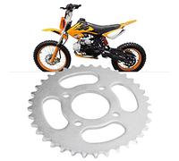 Tissting Corona per Moto, Catena 420 48mm 37 Denti Pignone in Acciaio al Carbonio per 50cc 90cc 110cc 125cc Kart Moto ATV Bicicletta Elettrica Dirt Pit Bike