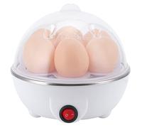 Tissting Cuociuova Elettrico, Bollitore Elettrico Multifunzione Acciaio Inox Grande Capacità per 7 Uova, Design Elegante per Cucina Domestica e Ristorante