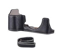 Tissting Custodia Semi Rigida per Fuji XS10 - Custodia Protettiva in Pelle PU con Design Ergonomico e Cinturino, Adatta per Fotocamera Fuji XS10, Accessori Fotografici (Nera)