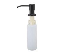 Tissting Distributore di sapone per lavello, Elegante distributore integrato in acciaio inossidabile 300 ml con ricarica dall'alto, Set pompa per bagno e cucina per sapone e disinfettante per le mani