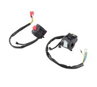 Tissting Interruttore Controluce Clacson Manubrio Moto 7/8'', Commutatore Segnale Direzione Avviamento Elettrico per Scooter Ciclomotori ATV