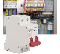 Tissting Interruttore Magnetotermico CC, Interruttore Automatico in Miniatura DZ47-63Z 2P 1000V con Guida DIN e Protezione Sovraccarico per Sistemi Fotovoltaici Navali e Illuminazione Residenziale