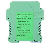 Tissting Isolatore di Segnale Corrente CC 24V, Trasmettitore 4-20mA Condizionatore Segnale PLC, Basso Consumo 1W per Impianti Industriali Automatizzati (4-20 mA a 0-5v)