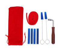 Tissting Kit Professionale 8 Pezzi per l'Accordatura del Pianoforte - Set Universale con Martello e Smorzatori per Studenti e Professionisti, Include Chiave, Leva e Borsa di Stocca