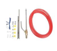 Tissting Kit Sabbiatura ad Acqua per Idropulitrice - Accessorio Sabbiatore Bagnato con Ugello da 1/4 Pollici per Rimuovere Ruggine Vernice Graffiti da Auto e Superfici Industriali (Rossa)