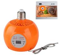 Tissting Lampada riscaldante per pollame, Lampada riscaldante Regolabile 150W 220V E27 con Controllo Temperatura costante per Conigli, polli, bovini, Pecore, oche per Animali Domestici