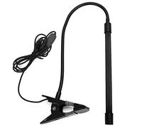 Tissting Lampada Tavolo con Clip, Ricaricabile USB Regolabile, Luce LED Flessibile per Studio Lettura e Lavoro Supporto Illuminazione Calda Fredda e 10 Livelli Intensità