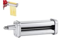 Tissting Macchina per la Pasta, Rullo Sfoglia Spaghetti in Acciaio Inossidabile 1.6mm, Accessorio per Fettuccine e Lasagne, Compatibile con Mixer KitchenAid per Cucina Italiana