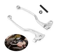 Tissting Maniglia Leva Freno, Coppia di Leve Freno Frizione Moto Maniglia per YZ80, YZ125, TW200, XT250, TT350, XT350,YZ490,TT600, XT600