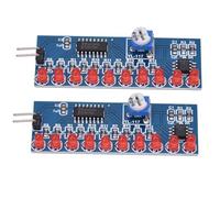 Tissting Modulo Luce LED Flusso Acqua Kit Circuito Elettronico, Design Circuito Orologio NE555 CD4017, 10 LED Effetto Acqua, Regolazione Frequenza, 2.5~14.5V Integrazione Semplice