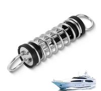 Tissting Molla per Ormeggio 300mm, Molla di Ormeggio in Acciaio Inox Molla Ammortizzante Ancoraggio per Barca Ancoraggio Accessori Hardware per Ancoraggio per Yacht Gonfiabile per Kayak