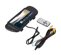 Tissting Monitor Display LCD 7 Pollici per Telecamera di Retromarcia, Interfaccia Video AV1 AV2 Universale Auto 12V-24V con Protezione Cortocircuito per Automobili