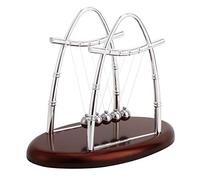 Tissting Newton's Cradle Balance Steel Balls Physics Science Pendulum Ornaments Toy Desk, dimostra le leggi di conservazione della quantità di moto e dell'energia, accessorio decor
