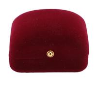 Tissting Organizzatore della Scatola di Gioielli in Velluto, per Gioielli a Ciondolo ad Anello di Velluto in Velluto per Il Matrimonio (ORESCRINGA)