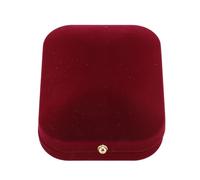 Tissting Organizzatore della Scatola di Gioielli in Velluto, per Gioielli a Ciondolo ad Anello di Velluto in Velluto per Il Matrimonio (Scatola a Sospensione)