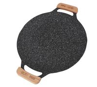 Tissting Padella Per Barbecue Coreana, 33 cm Padella Per Barbecue Piatta in Alluminio, Padella Rotonda Antiaderente, Comales Para Tortillas, Per Piano Cottura a Gas a Induzione