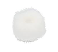 Tissting ParaVento Microfono Lavalier In Pelliccia Artificiale 0.5cm/0.2in - Elimina Rumori E Per Registrazioni Audio Chiare, Ideale Per Vlogger (Bianca)